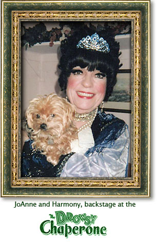 JoAnne and Harmony backstage at The Drowsy Chaperone