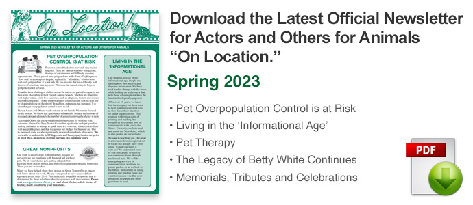 Latest Actors and Others Newsletter